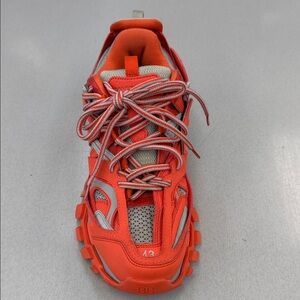 Balenciaga Vibrant Orange and Gray Sneaker